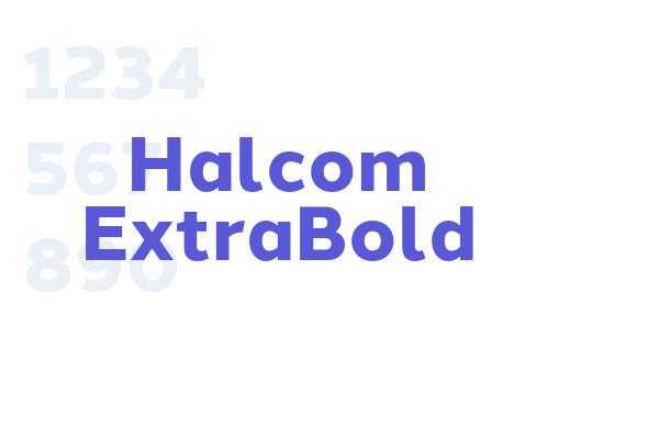 Halcom ExtraBold