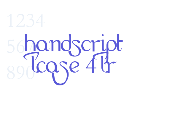 HandScript LCase 4LR