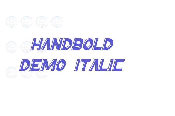 Handbold Demo Italic