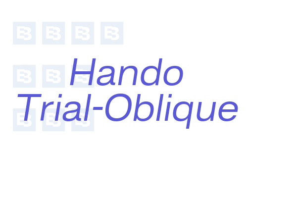 Hando Trial-Oblique