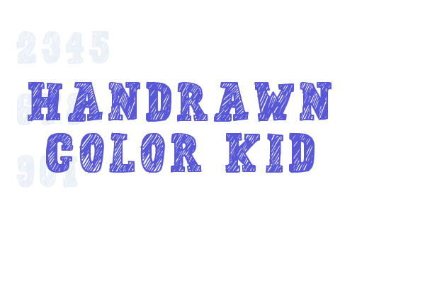 Handrawn Color Kid