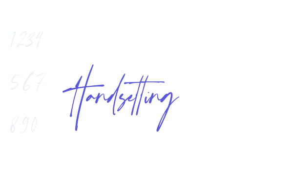 Handsetting