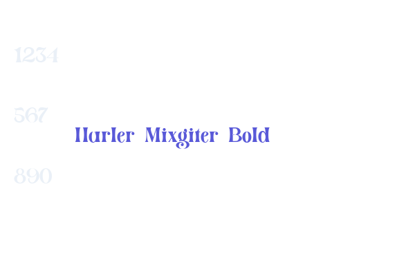 Harler Mixgiter Bold