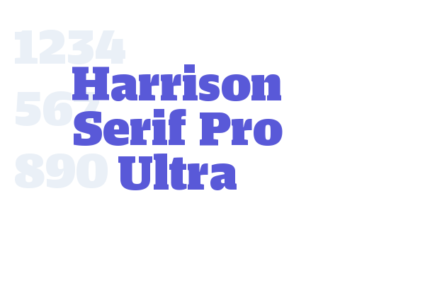 Harrison Serif Pro Ultra