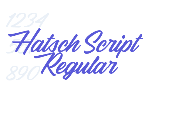 Hatsch Script Regular