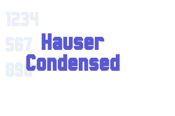 Hauser Condensed