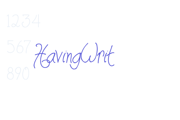 HavingWrit