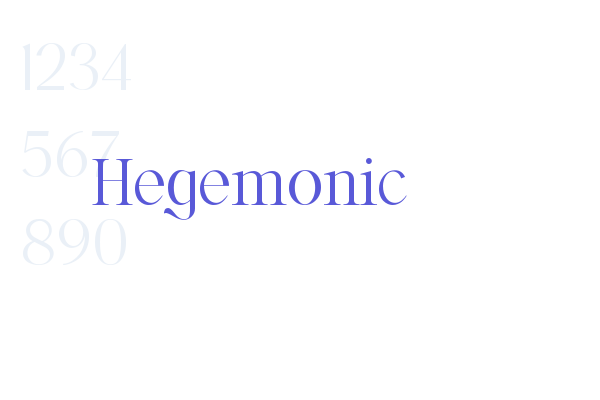 Hegemonic