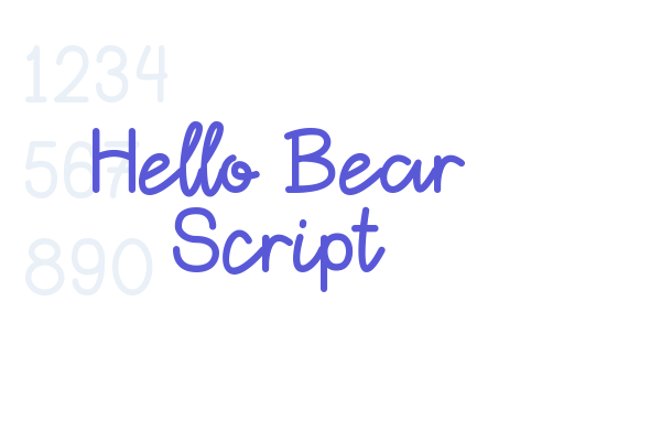 Hello Bear Script