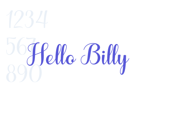 Hello Billy