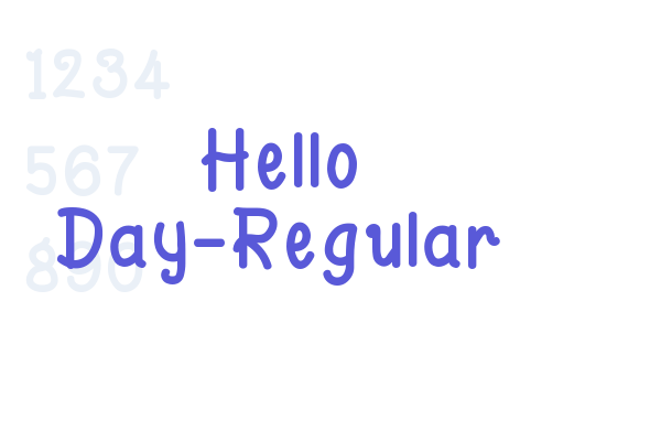 Hello Day-Regular