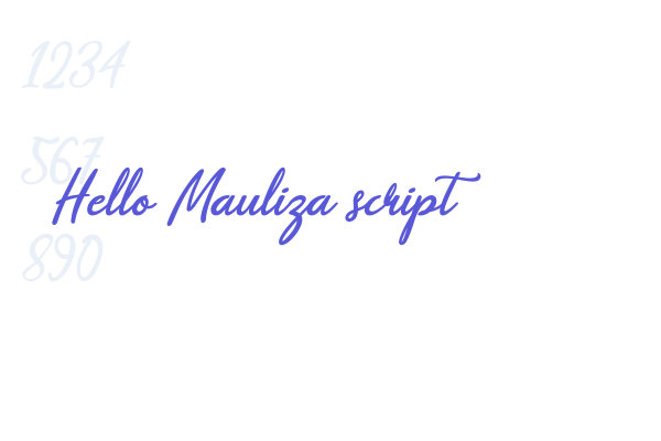 Hello Mauliza script