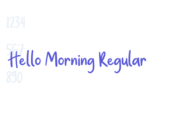 Hello Morning Regular