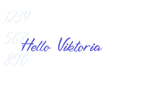 Hello Viktoria