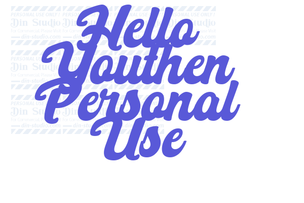 Hello Youthen Personal Use