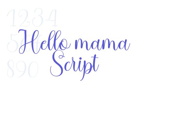 Hello mama Script