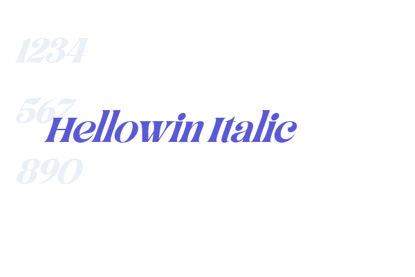 Hellowin Italic