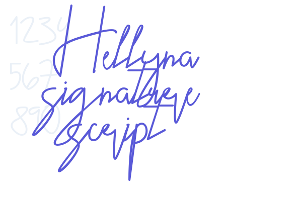 Hellyna signature script