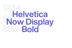 Helvetica Now Display Bold Font Free [ Download Now ]