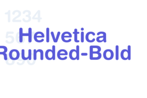 Helvetica Rounded-Bold - Font Free Download Now