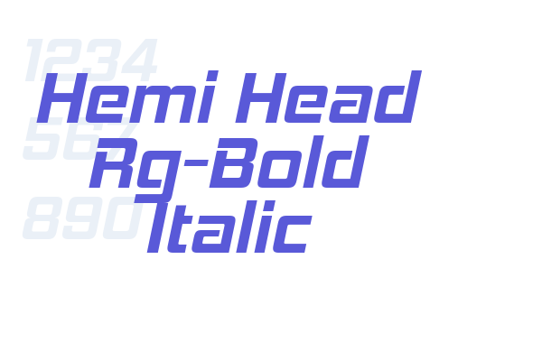 Hemi Head Rg-Bold Italic