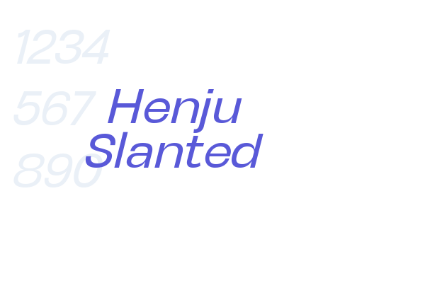 Henju Slanted