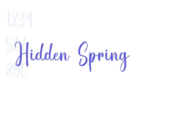 Hidden Spring