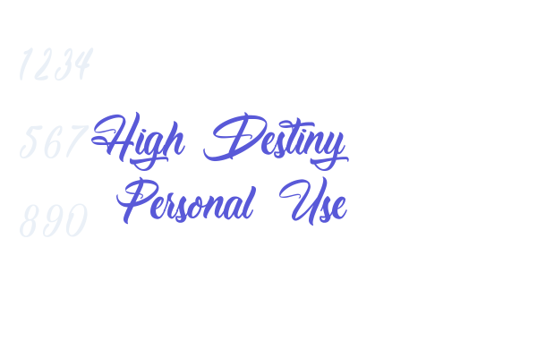 High Destiny – Personal Use