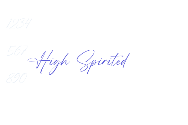 High Spirited