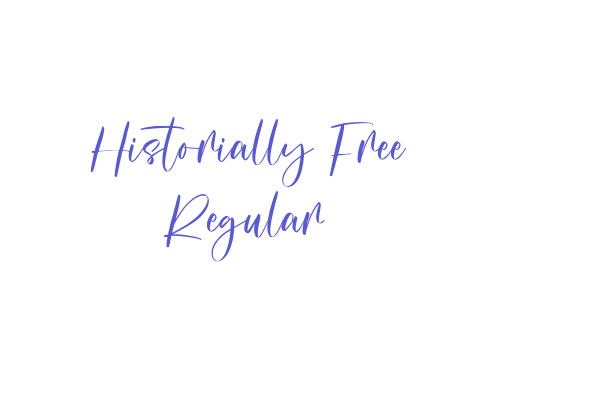 Historially Free Regular