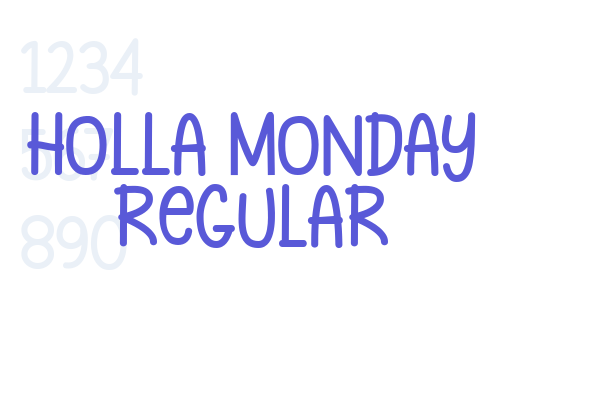 Holla Monday Regular