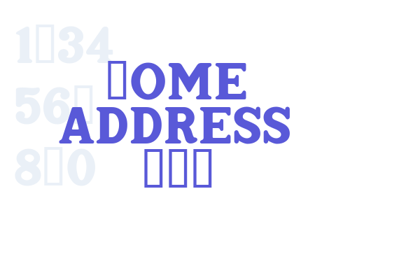 Home Address JNL