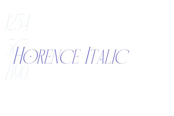 Horence Italic