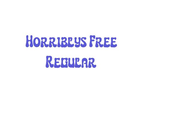 Horriblys Free Regular