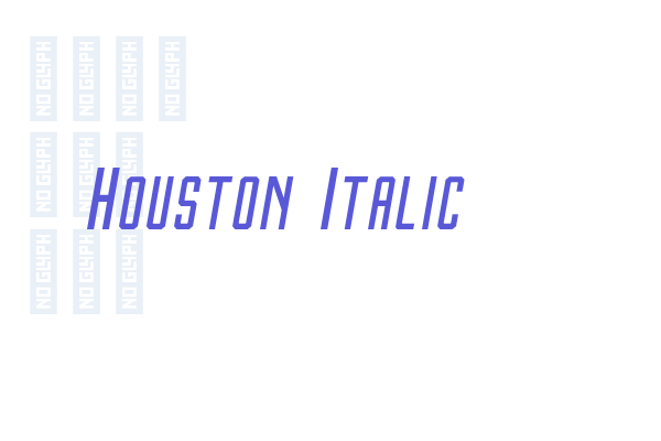 Houston Italic