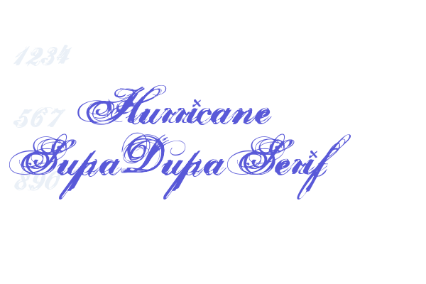 Hurricane  SupaDupaSerif