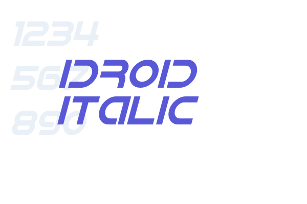 IDroid Italic