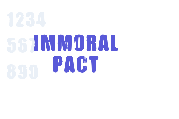 IMMORAL PACT