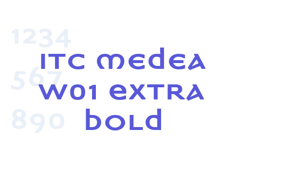 ITC Medea W01 Extra Bold