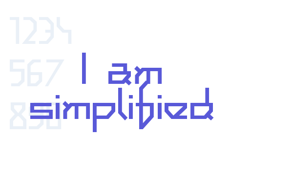 I am simplified