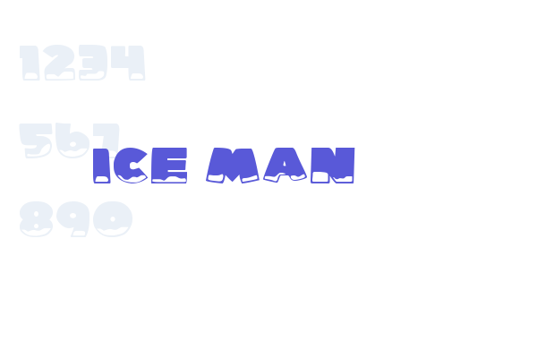 Ice Man font download