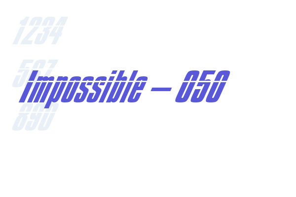 Impossible – 050