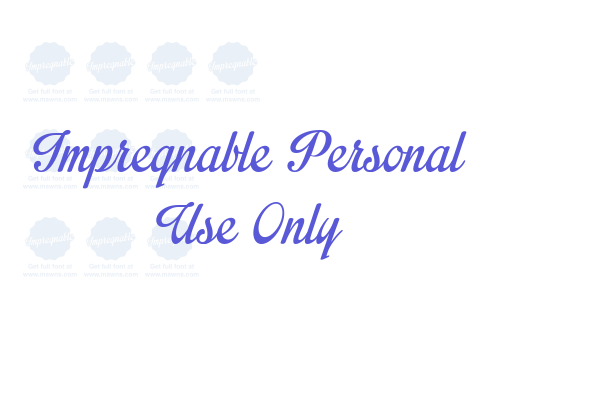 Impregnable Personal Use Only