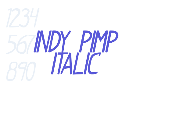 Indy Pimp Italic