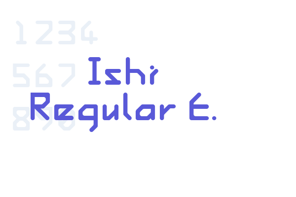 Ishi Regular E.