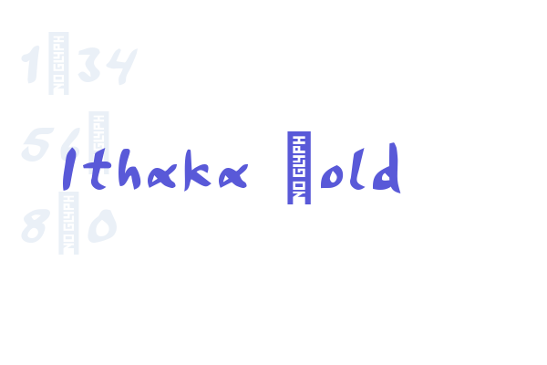 Ithaka Bold