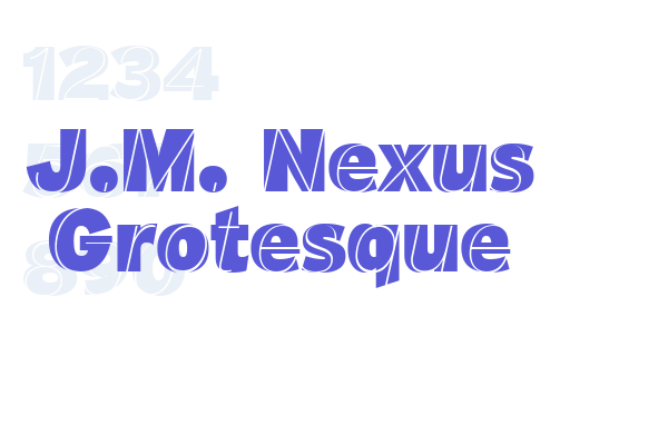 J.M. Nexus Grotesque