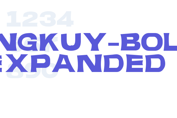 JANGKUY-Bold Expanded