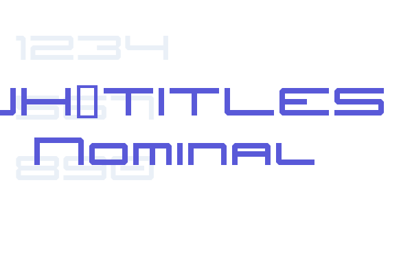 JH_TITLES Nominal