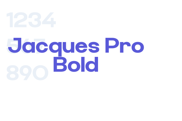 Jacques Pro Bold